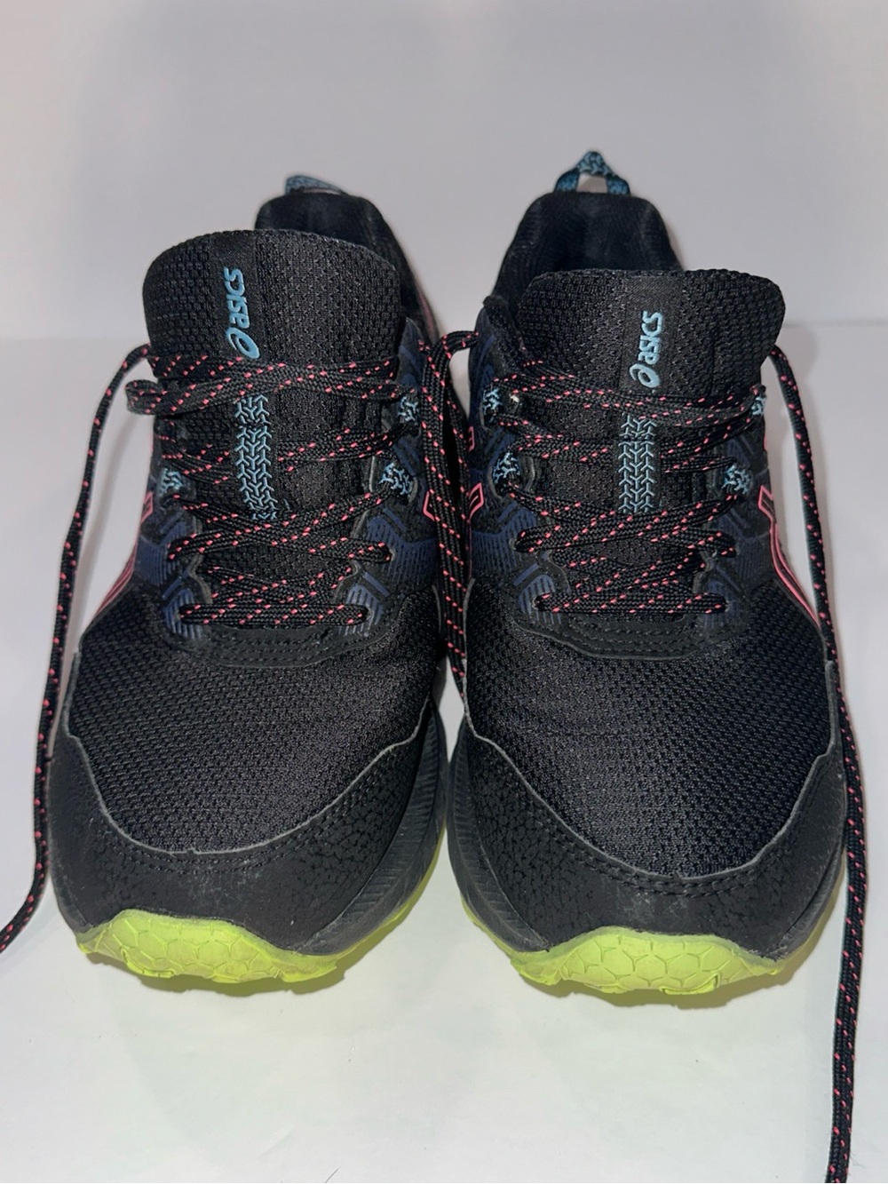 Asics Gel-Venture 9 Black Hot Pink Women’s Shoes Size 6 Black 1012B313 Preowned